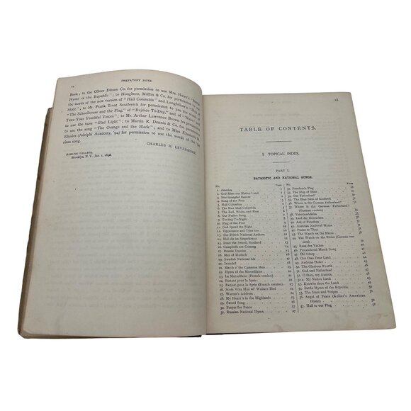 1898 Abridged Academy Song-Book by Charles H. Levermore, Ginn—298pp School Music - Picture 6 of 10